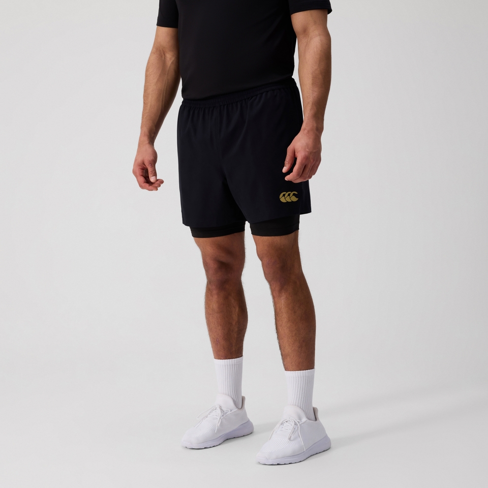 Mens Tempo+ 2-in-1 Short Black