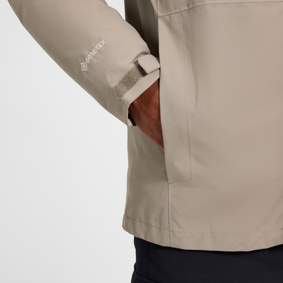 Men's Hillwalker 2.0 Gemini Gore-Tex Waterproof 3in1 Jacket - Natural/Orange