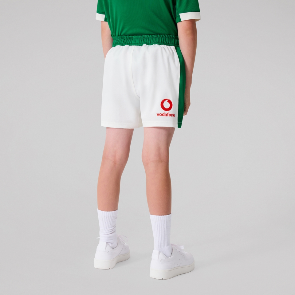 Mens Ireland Home Match Shorts White/Green