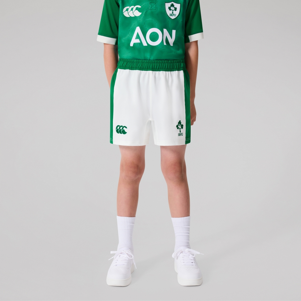 Mens Ireland Home Match Shorts White/Green