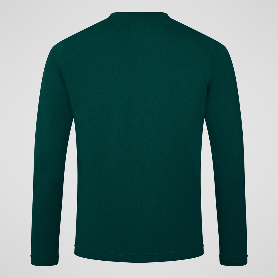 Berghaus Big Logo Langarm-Shirt für Herren - Grün