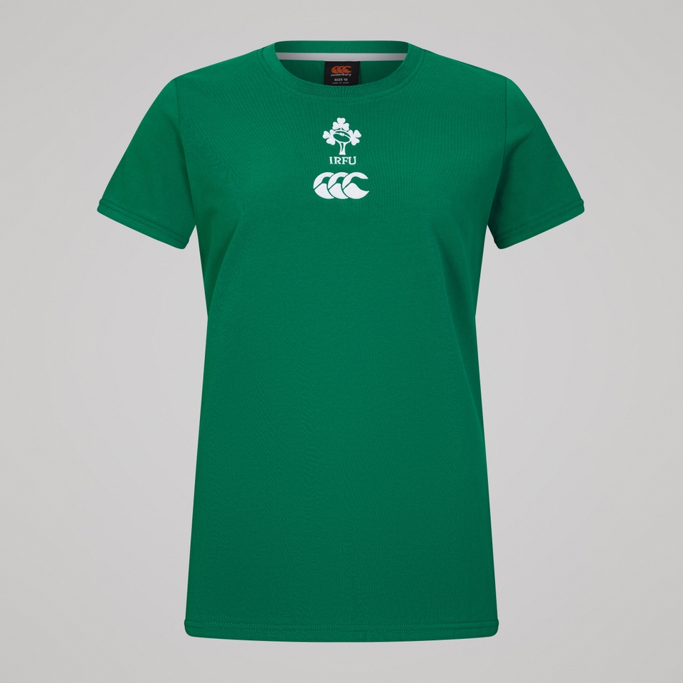 Womens Ireland Cotton Tee Green