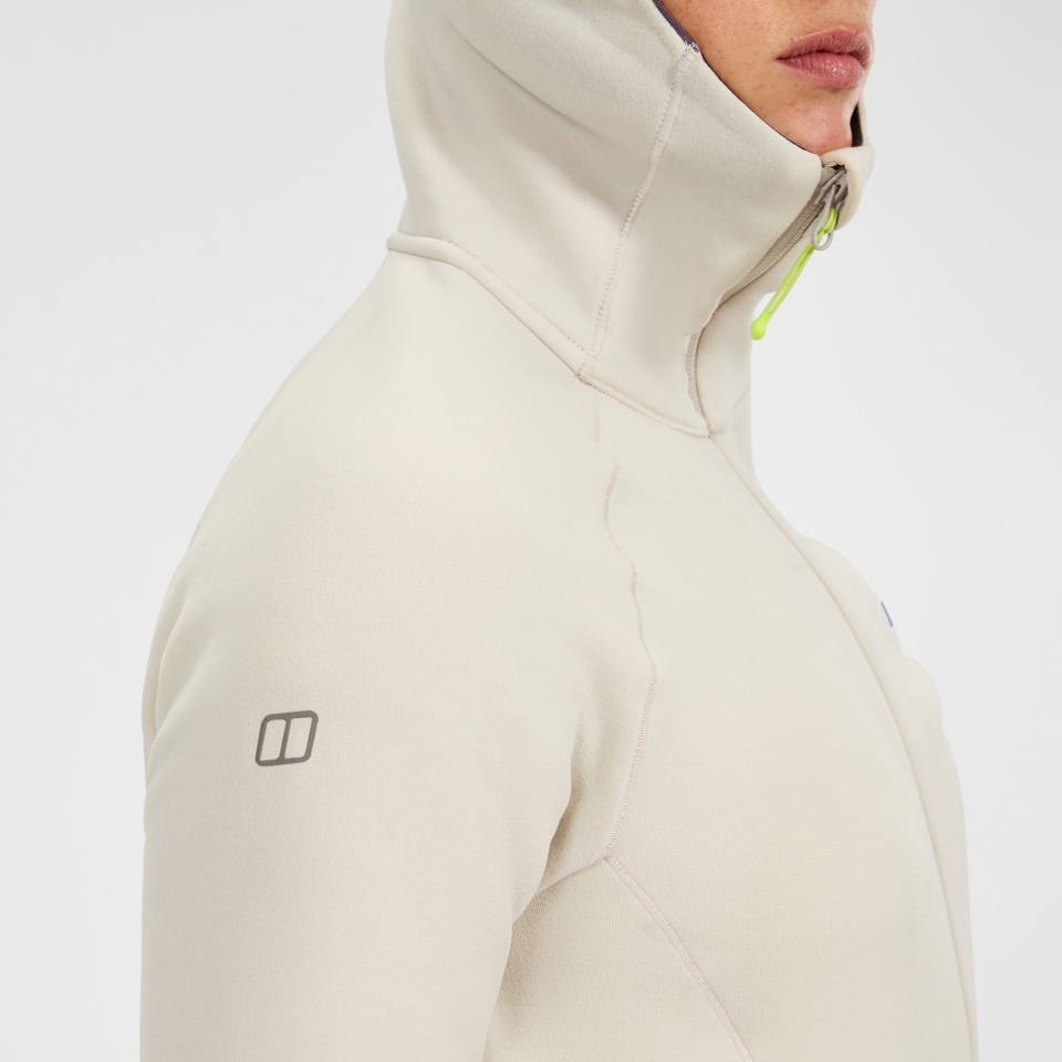 Kinetic Powerstretch Hoody für Damen - Grau