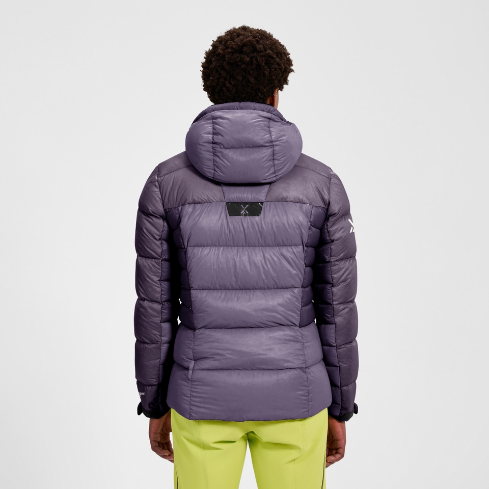 MTN Arete Ultra Daunen-Hoody für Damen - Lila