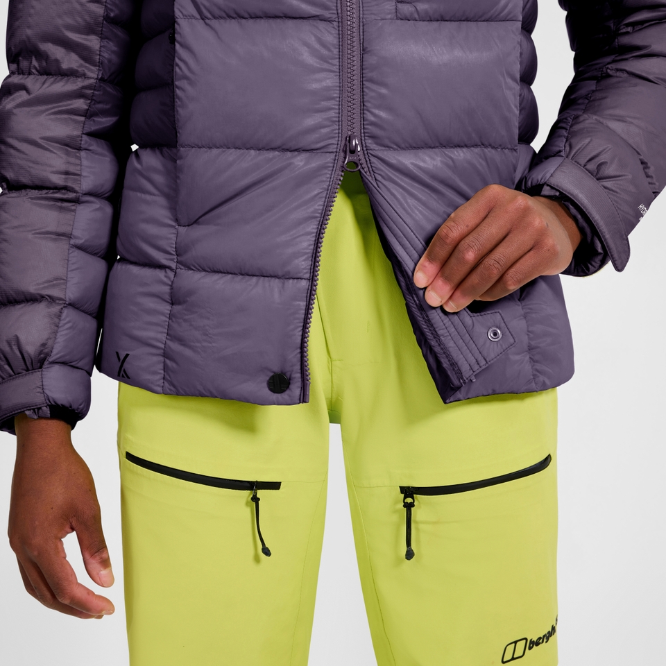 MTN Arete Ultra Daunen-Hoody für Damen - Lila