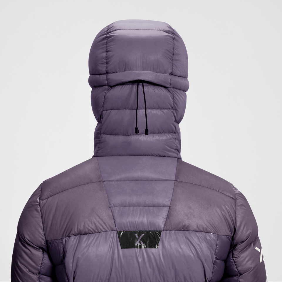 MTN Arete Ultra Daunen-Hoody für Damen - Lila