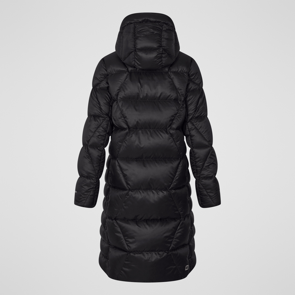 Women's Explorer Long Down Jacket - Black