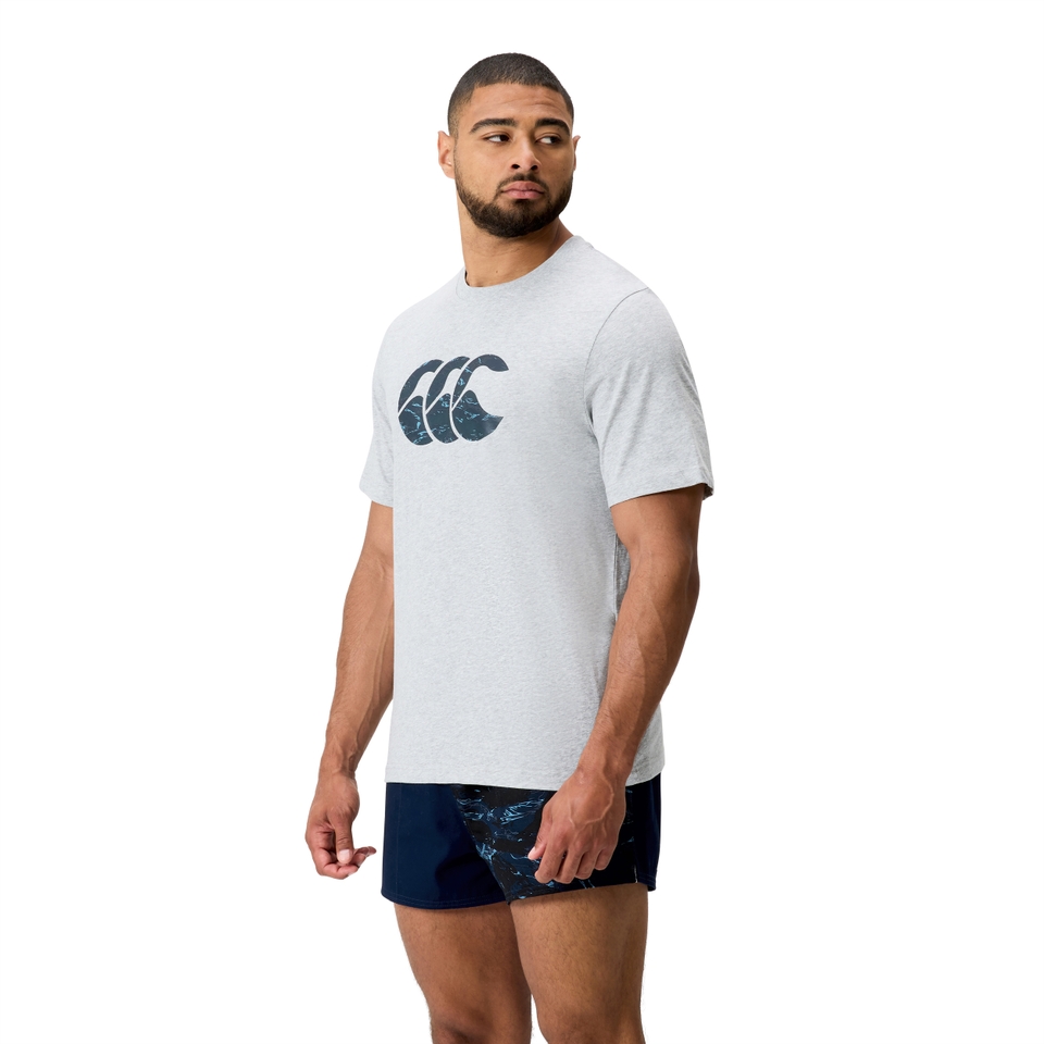 Mens Force Tee Grey Marl