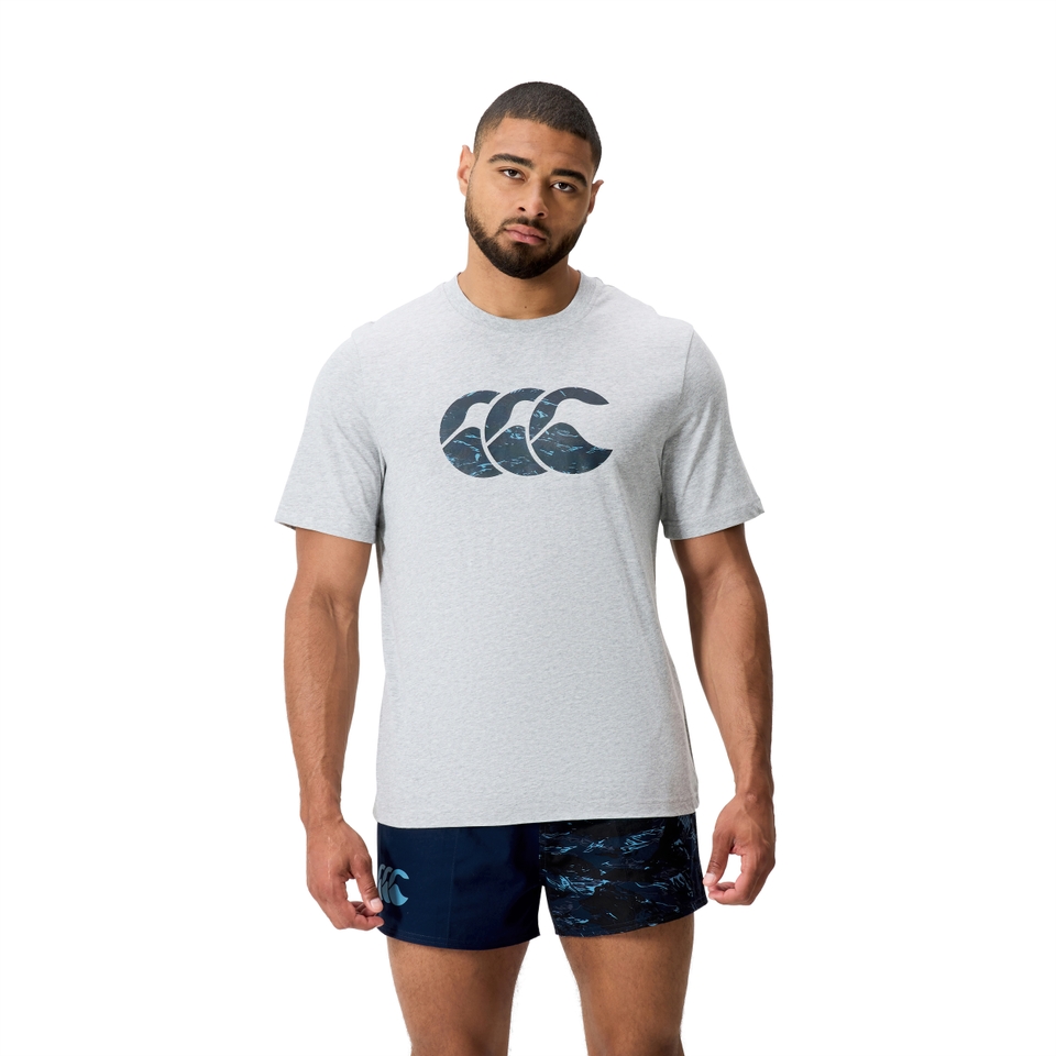 Mens Force Tee Grey Marl