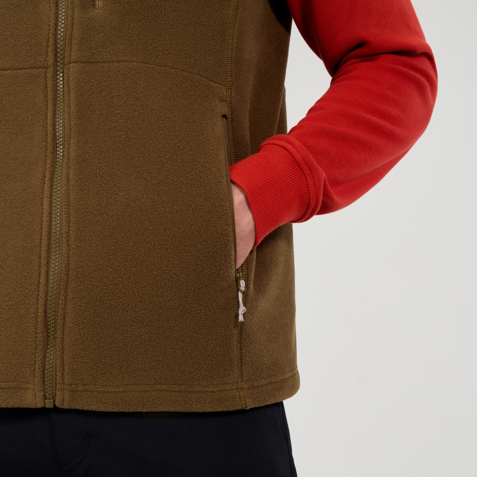Prism InterActive Polartec Fleeceweste für Herren  - Braun
