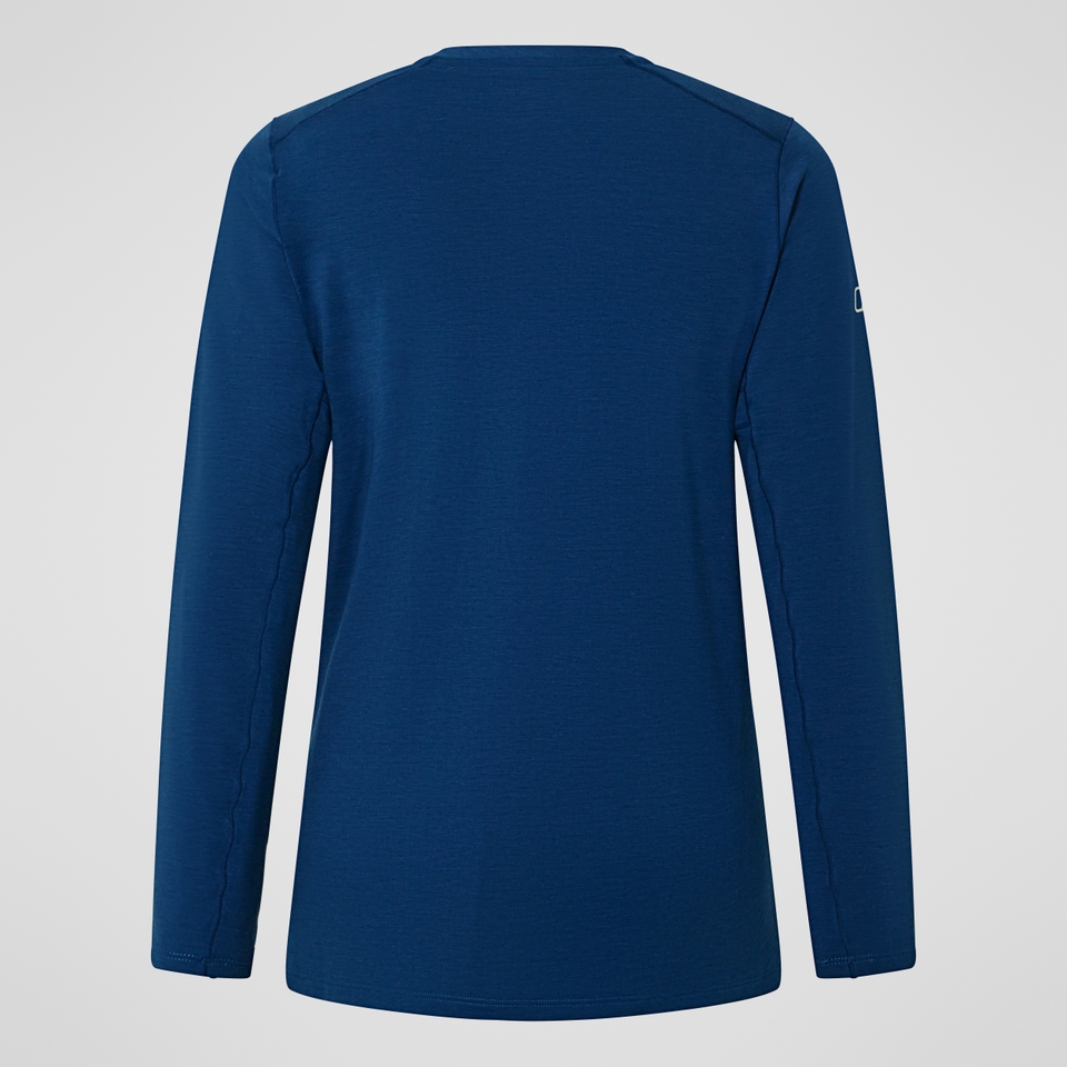 Women's Delta Long Sleeve Tech Tee - Blue