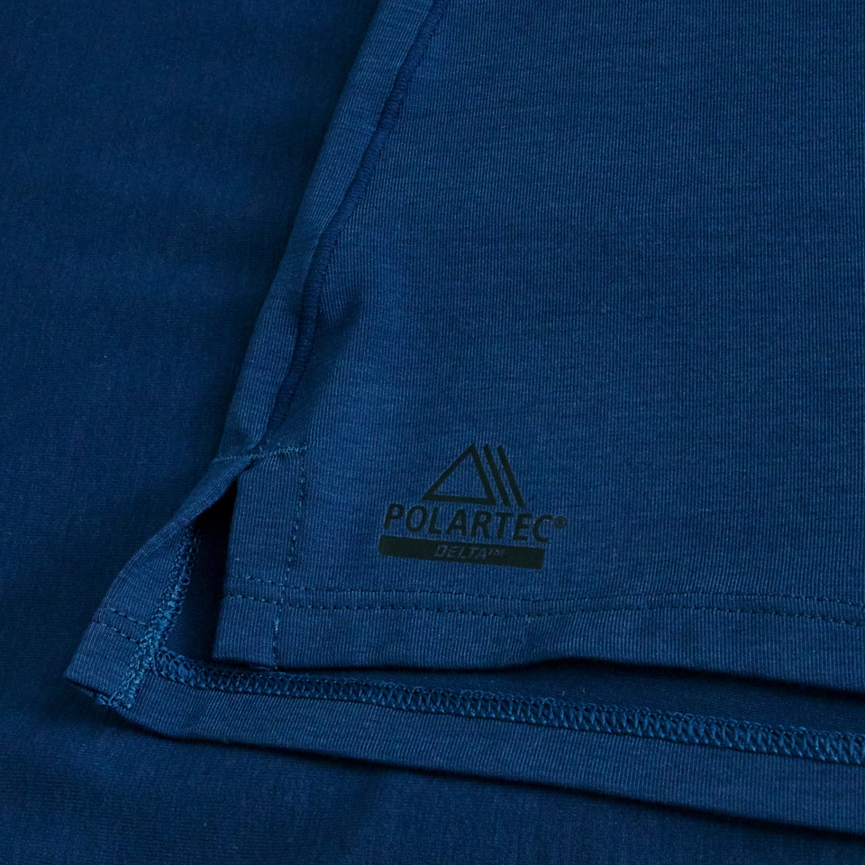 Women's Delta Long Sleeve Tech Tee - Blue