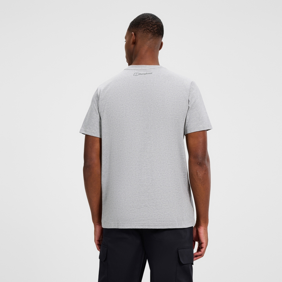 Men's Glitched Blocks Tee - Grey