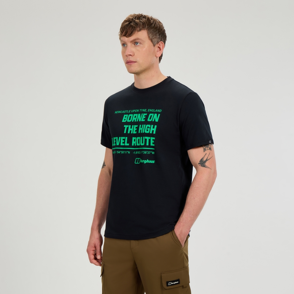 Men's High Level Route Tee - Black