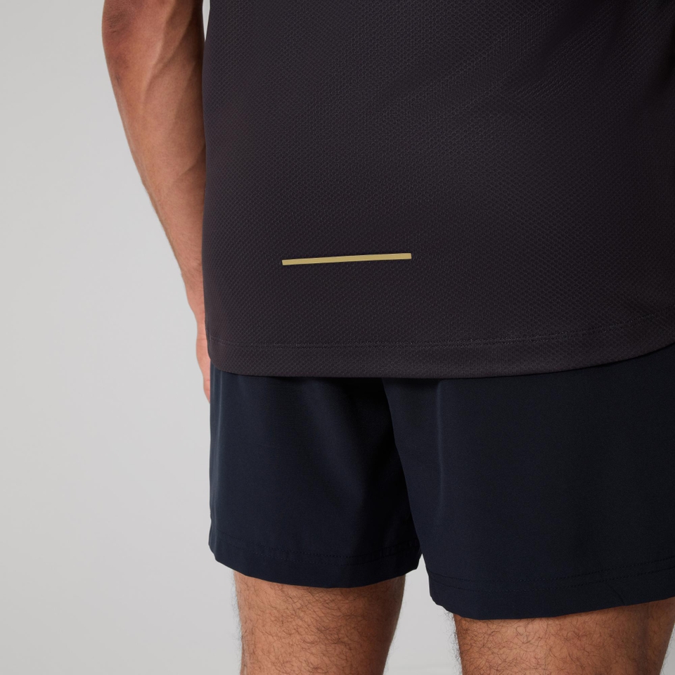 MENS TEMPO+ TRAINING T-SHIRT BLACK