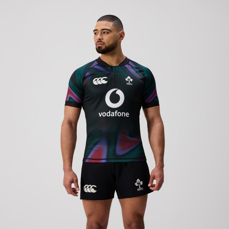Mens Ireland Pre-Game Test Jersey Black