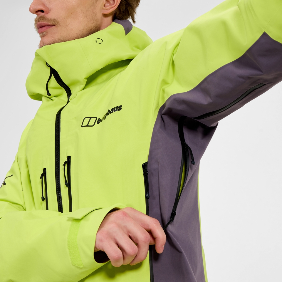 Extrem Vanguard Gore-Tex Jacke für Herren - Gelb/Lila