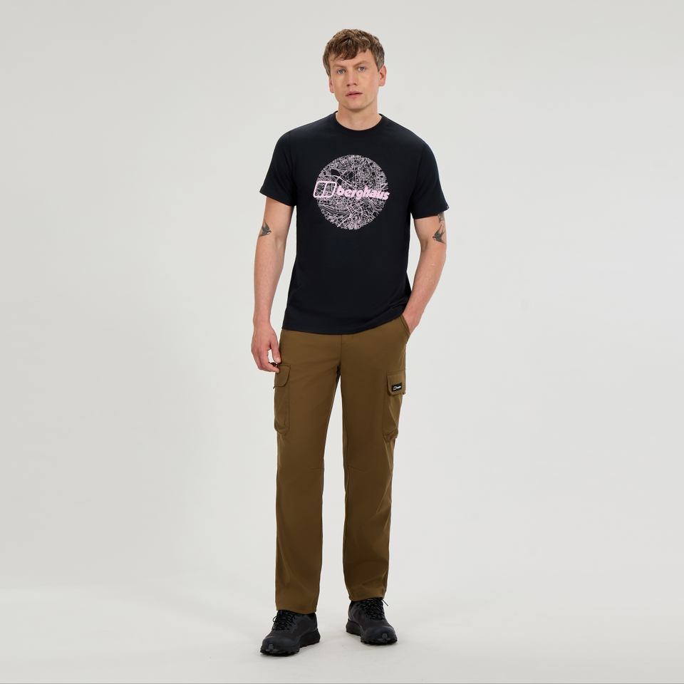 Men's Map Of The Toon Tee - Black