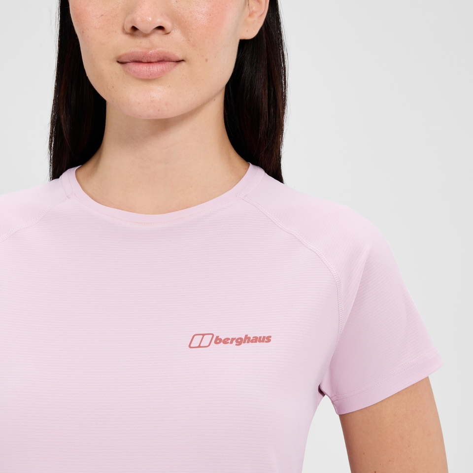 24/7 Kurzarm-Shirt für Damen - Pink
