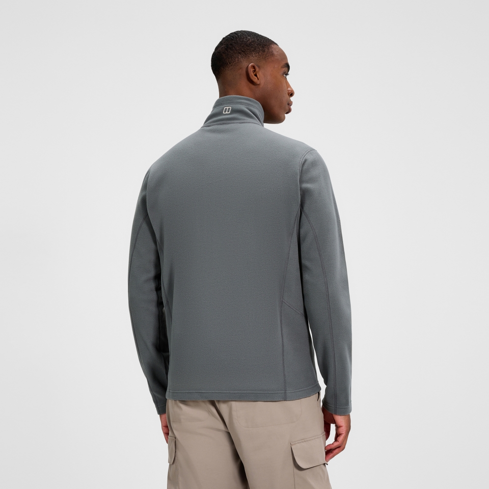 Men's Prism Micro Half Zip Polartec Fleece  - Grey