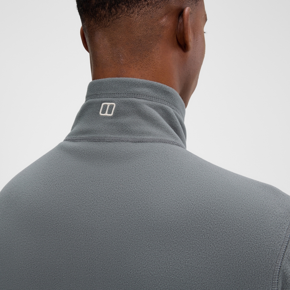 Men's Prism Micro Half Zip Polartec Fleece  - Grey