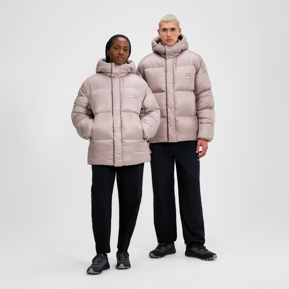 Volcanism Daunenjacke Unisex - Grau