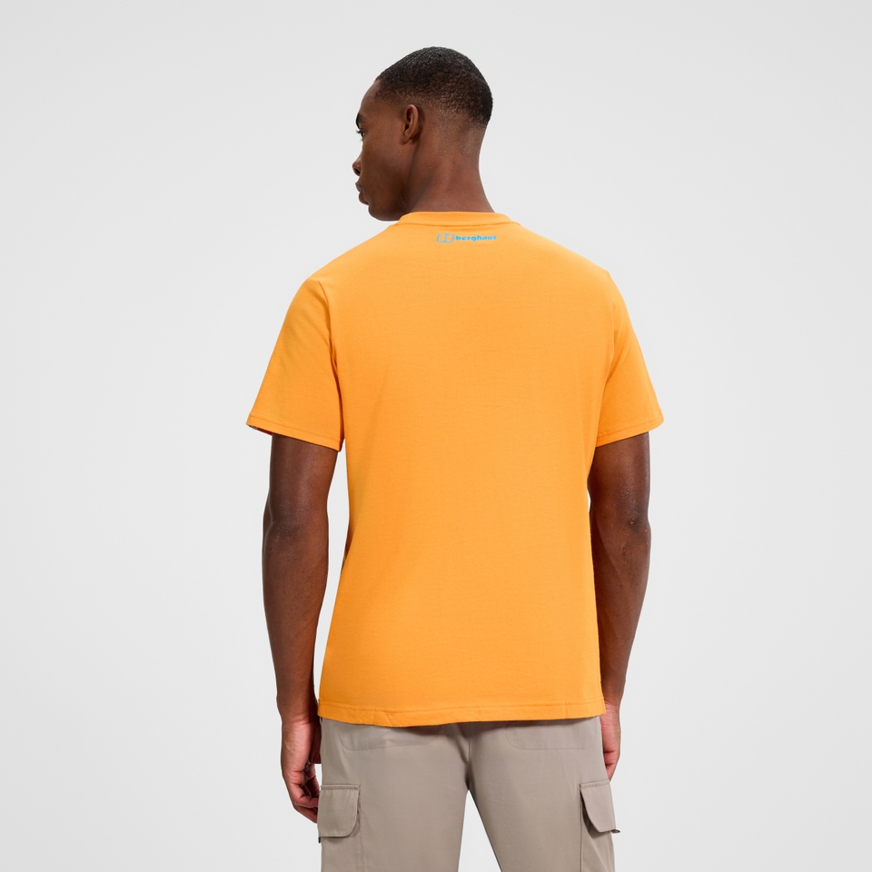 Men's High Level Route Tee - Orange