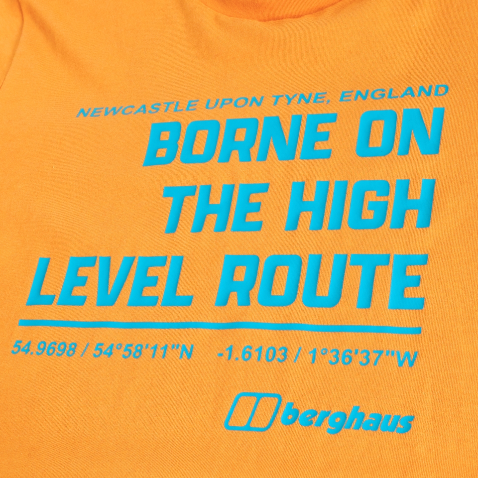 Men's High Level Route Tee - Orange