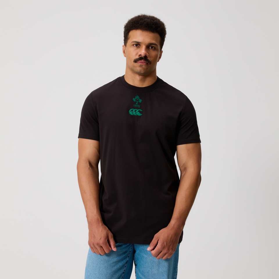 Mens Ireland Team Cotton Tee Black