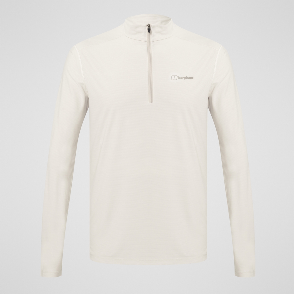 Men's  24/7 Half Zip Long Sleeve Tech Tee - Grey