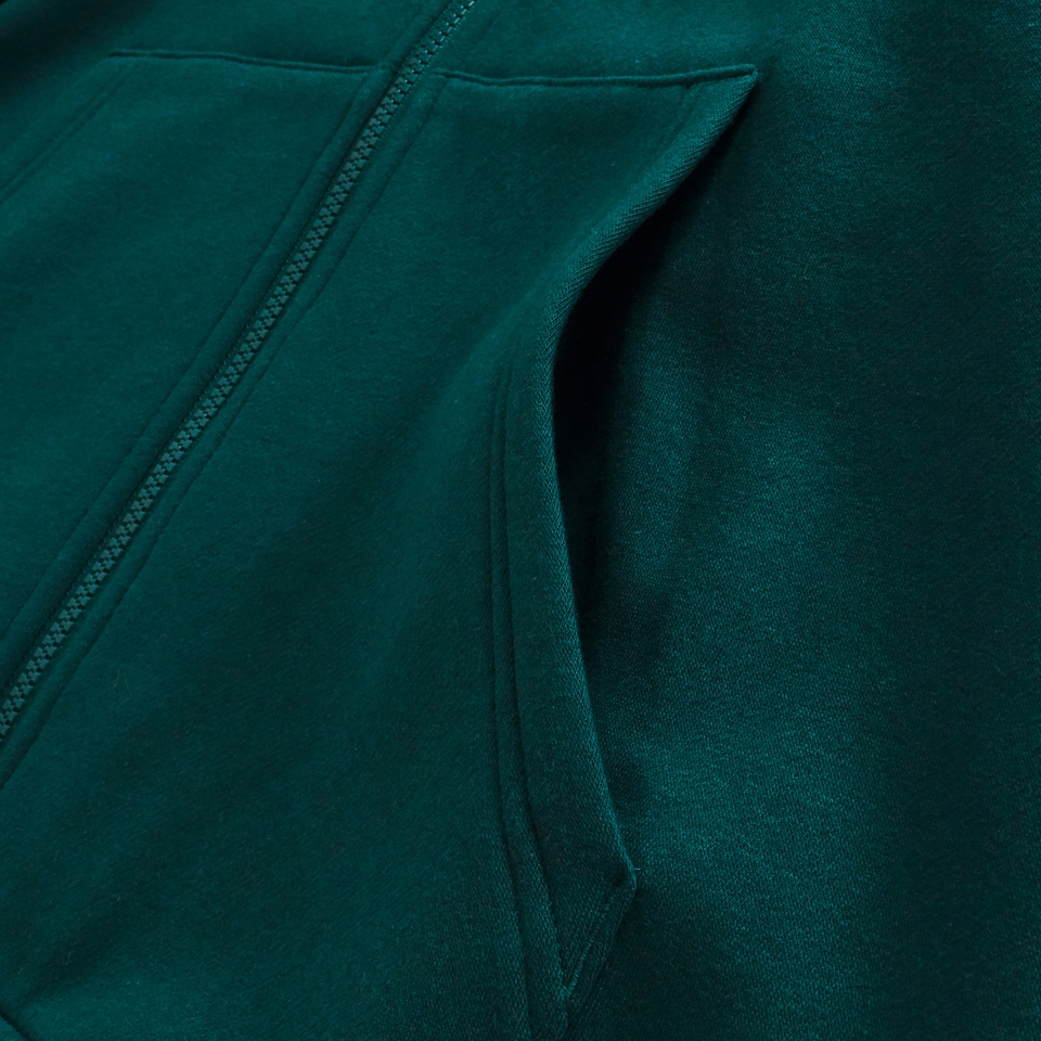 Logo Hoody mit Reißverschluss für Herren  - Grün