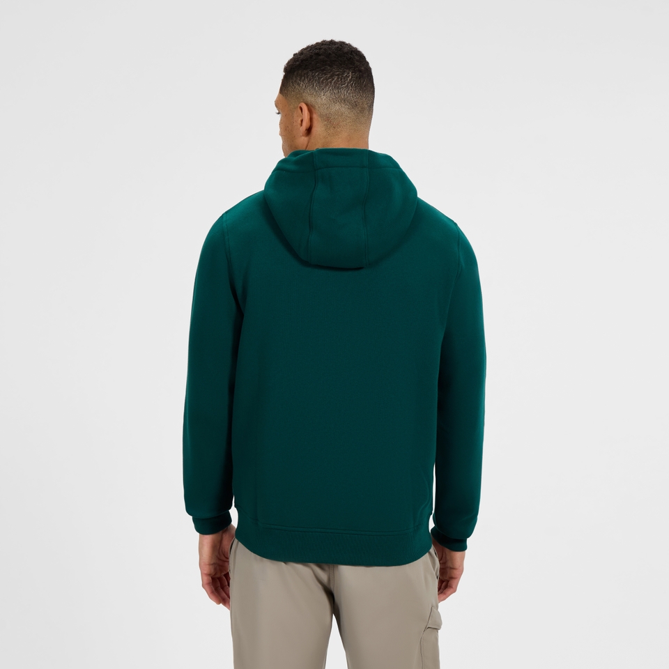 Logo Hoody mit Reißverschluss für Herren  - Grün