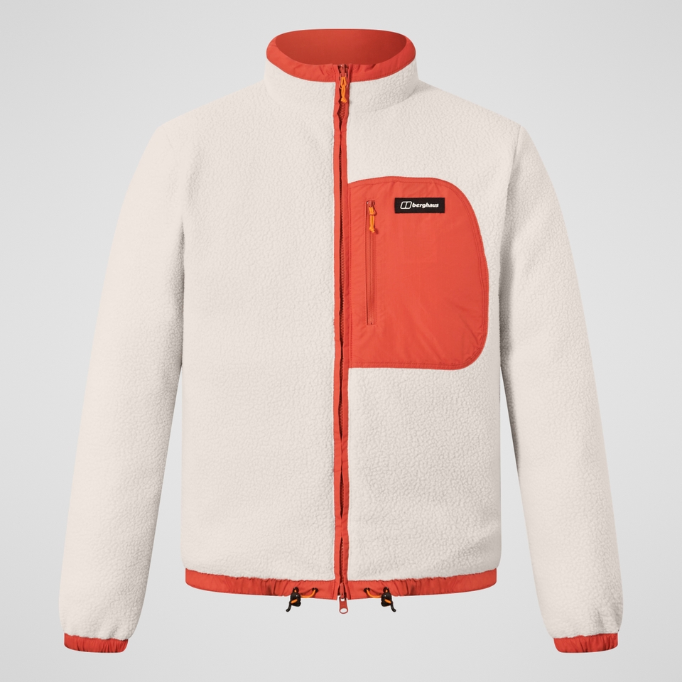 Men's Fulstow Reversible Down Jacket - Orange/Grey