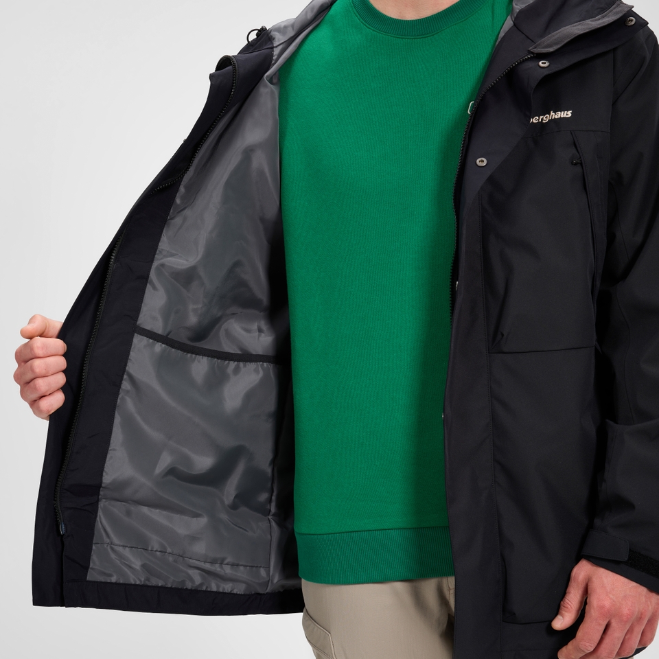 Wansbeck Parka für Herren - Schwarz
