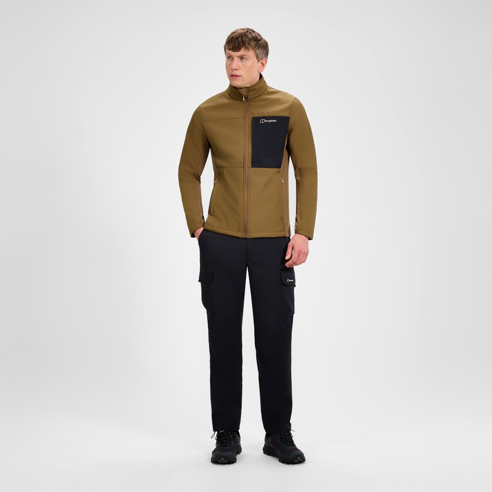 Men's Ghlas 3.0 Softshell Jacket - Brown/Black