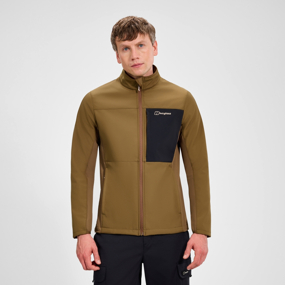 Men's Ghlas 3.0 Softshell Jacket - Brown/Black