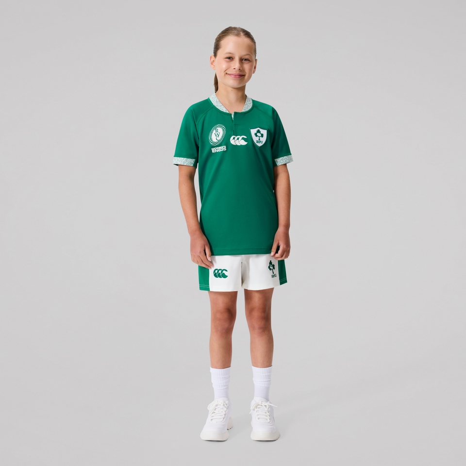 Junior Unisex Ireland WRWC Home Pro Jersey Green