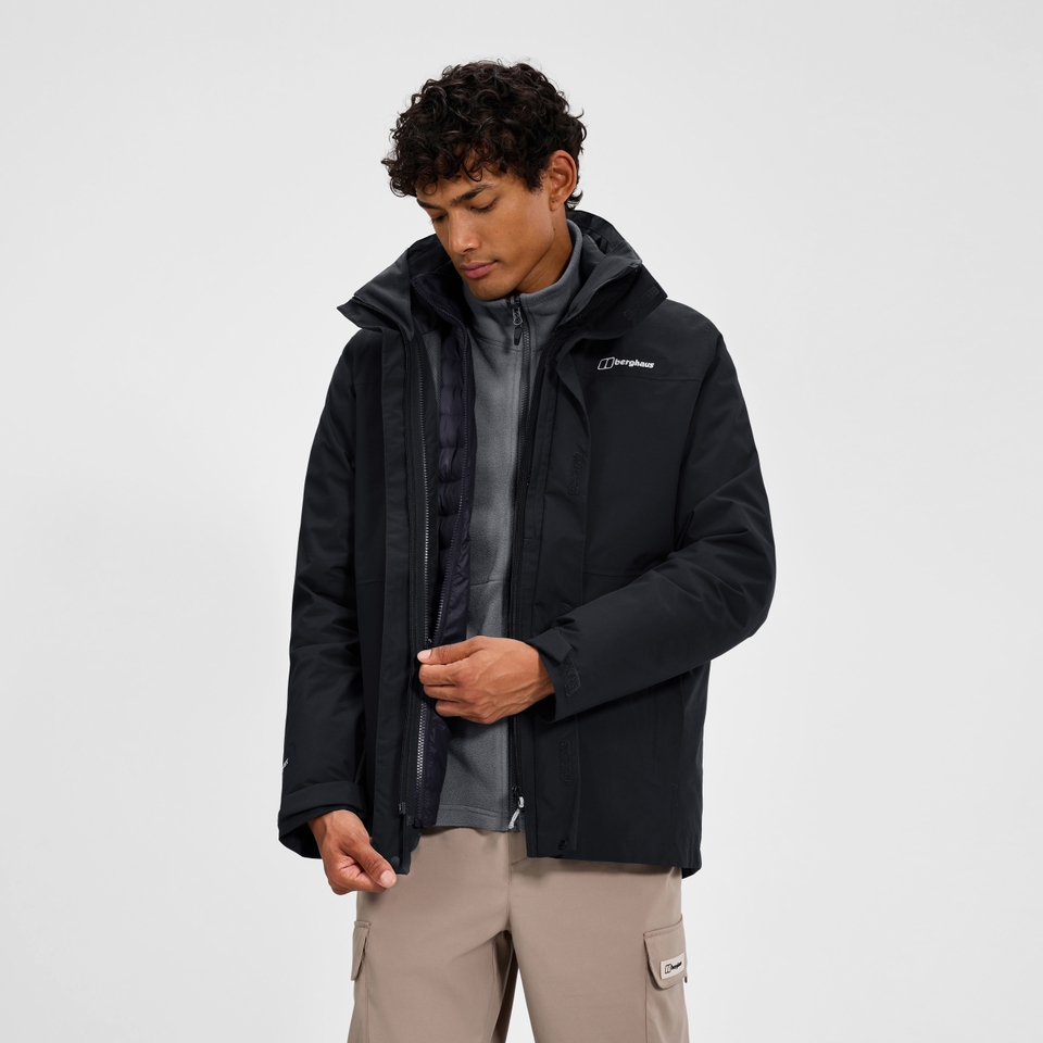 Men's Hillwalker 2.0 Gemini Gore-Tex Waterproof 3in1 Jacket - Black