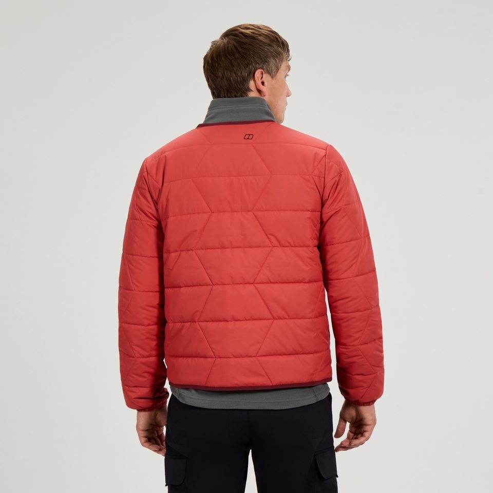 Netherdene Steppjacke für Herren - Orange