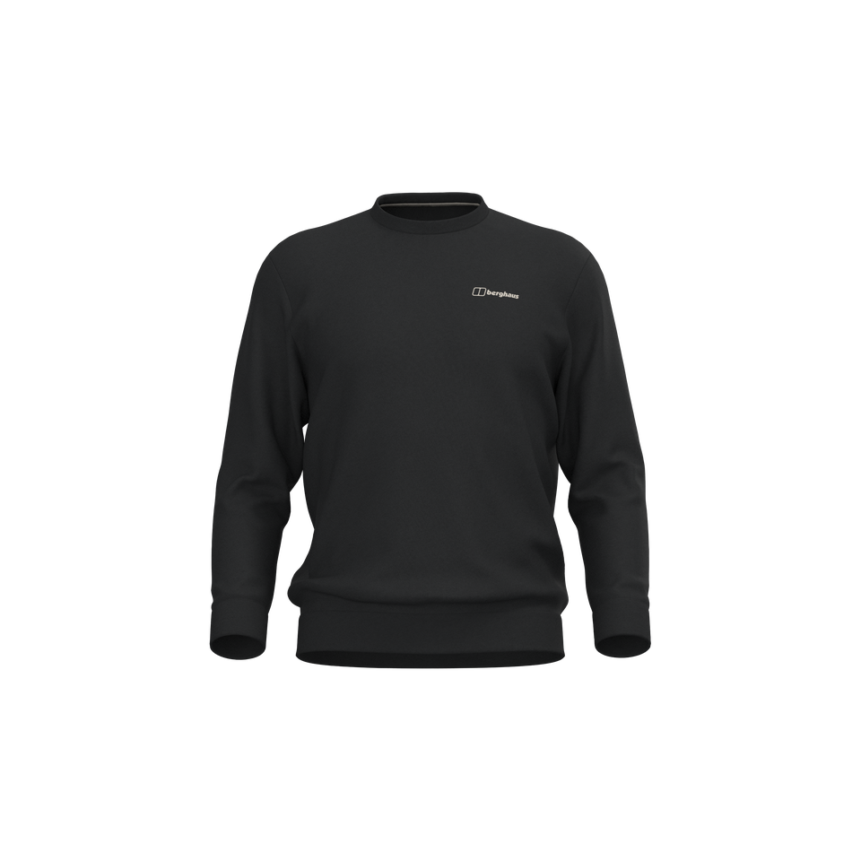 BERGHAUS M LOGO CREW LIGHT BLK/BLK