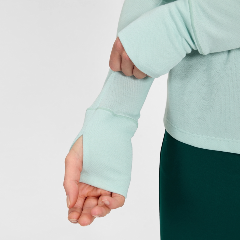 Ivyhill Half Zip Oberteil für Damen - Grün