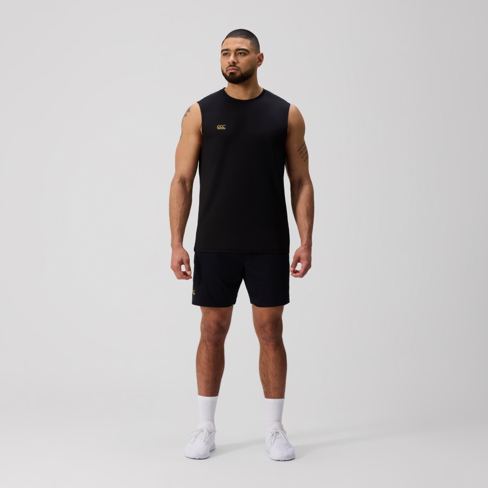 MENS TEMPO+ TRAINING TANK BLACK
