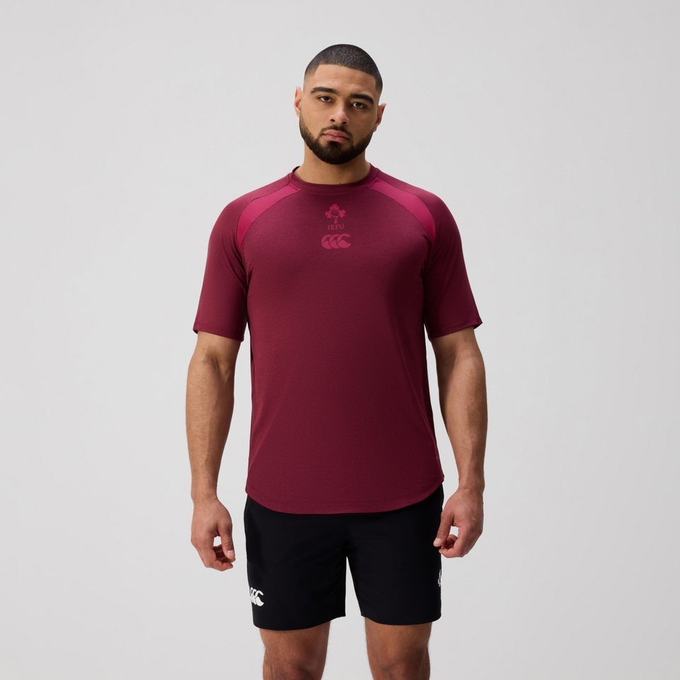 Mens Ireland Elite Training Tee Purple/Pink