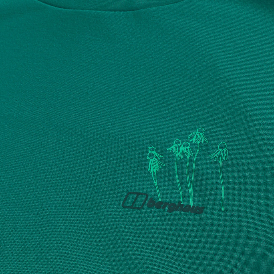 Women's Coneflower Short Sleeves Tee - Green