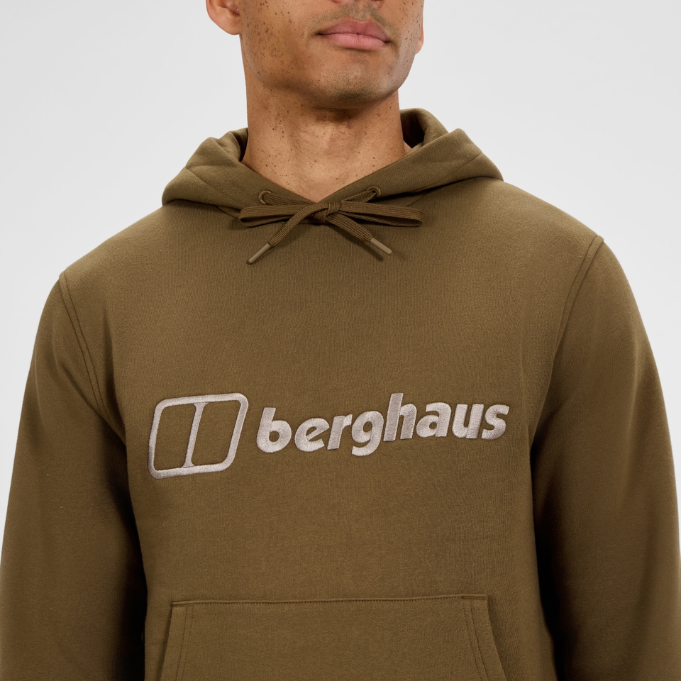 Men's Logo Hoodie  - Brown