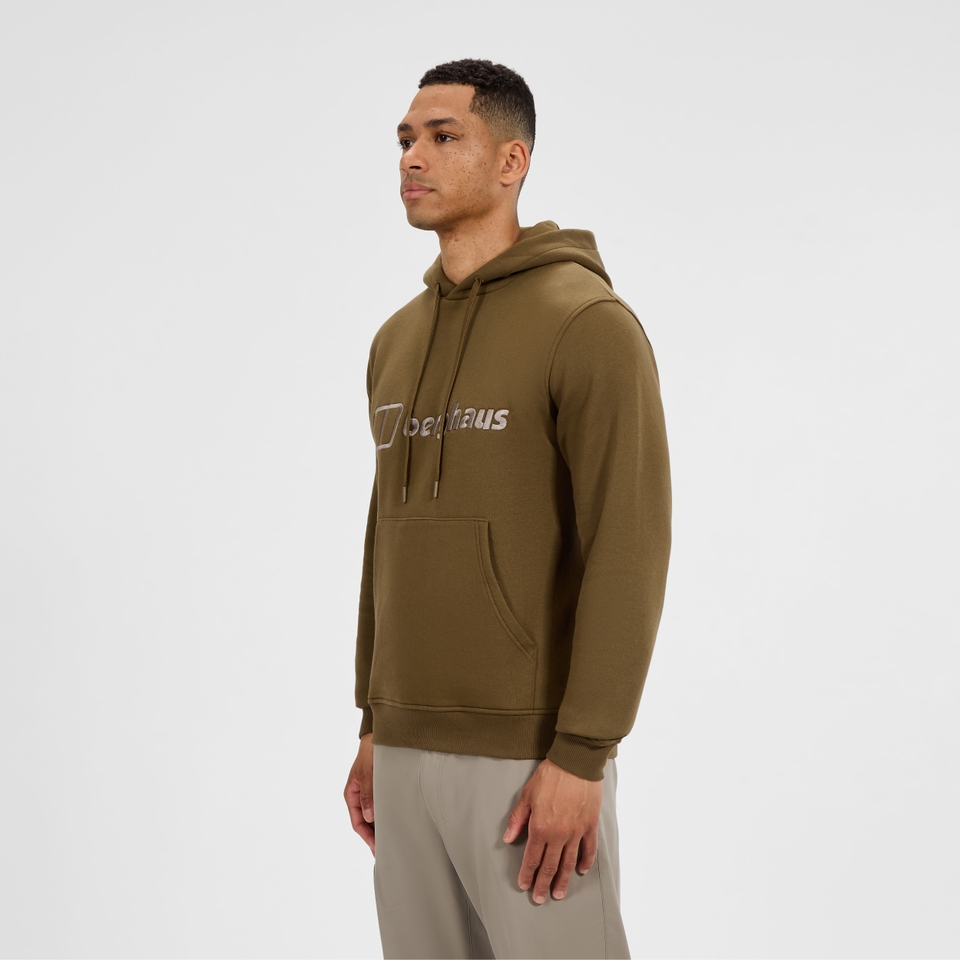Men's Logo Hoodie  - Brown
