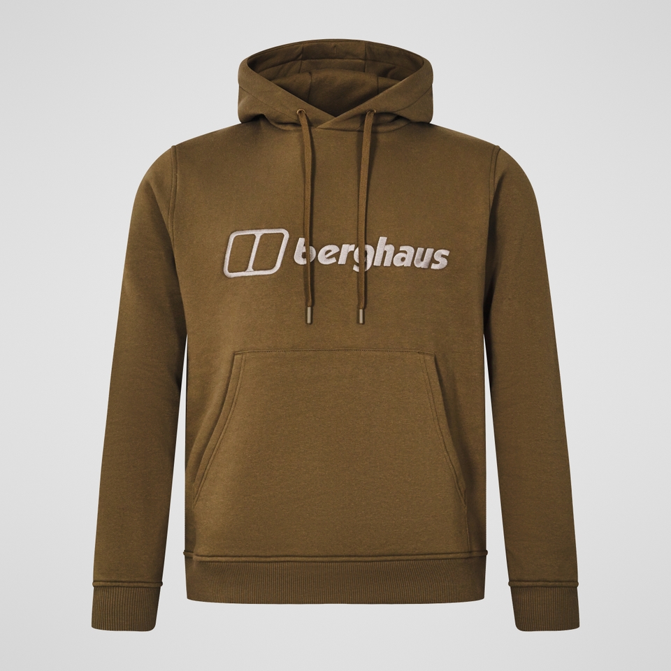 Men's Logo Hoodie  - Brown