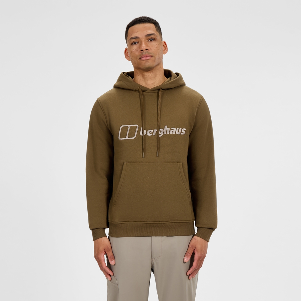 Men's Logo Hoodie  - Brown
