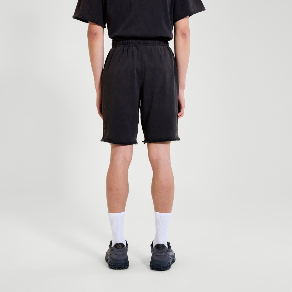 Fleece-Shorts Trevor für Herren Washed Black