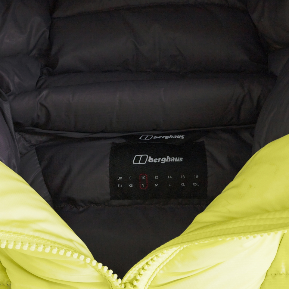 MTN Arete Ultra Daunen-Hoody für Damen - Gelb/Lila